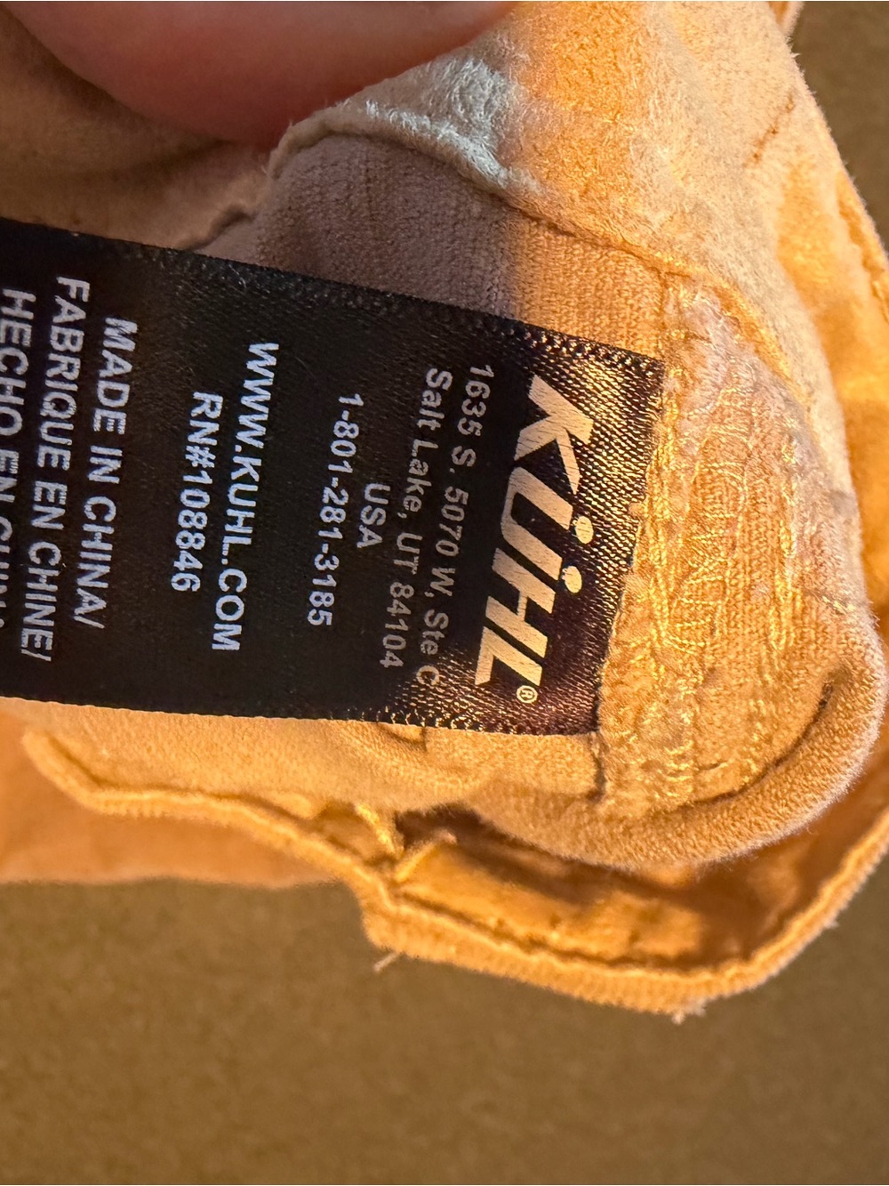 Kuhl Kory Drawstring Light Gray Corduroy Outdooor Hiking Sz 6S Pants - Picture 9 of 13